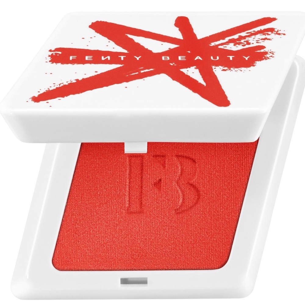 Fenty Beauty Suede Powder Blush - Daquiri Dip 06 - Coral Red
